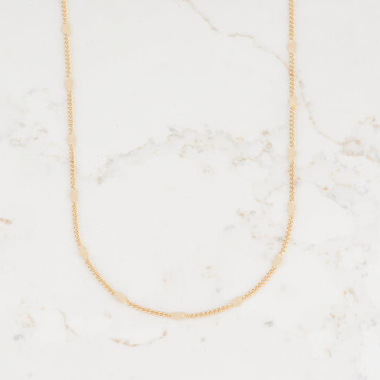 CADENA CUBANA CORAZON 2MM-50CM