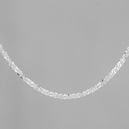 CADENA VENECIANA ESPIRAL DIAMANTADA 1.5MM-45CM