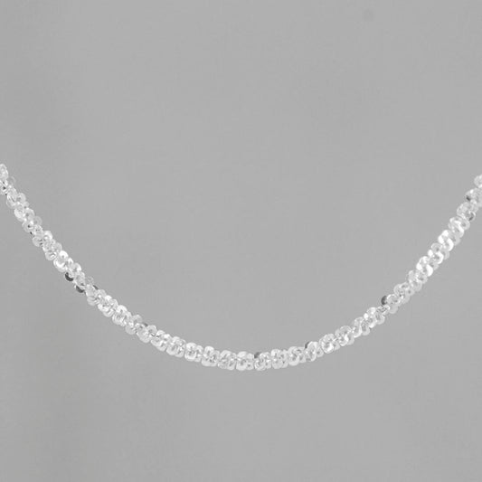 CADENA VENECIANA ESPIRAL DIAMANTADA 1.5MM-45CM