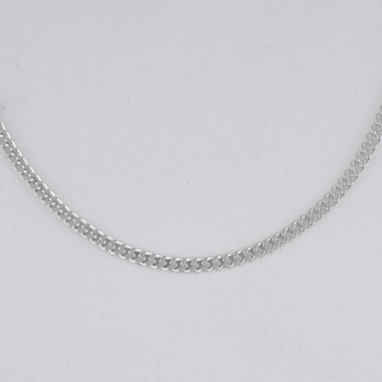 Cadena cubana plata Hombre