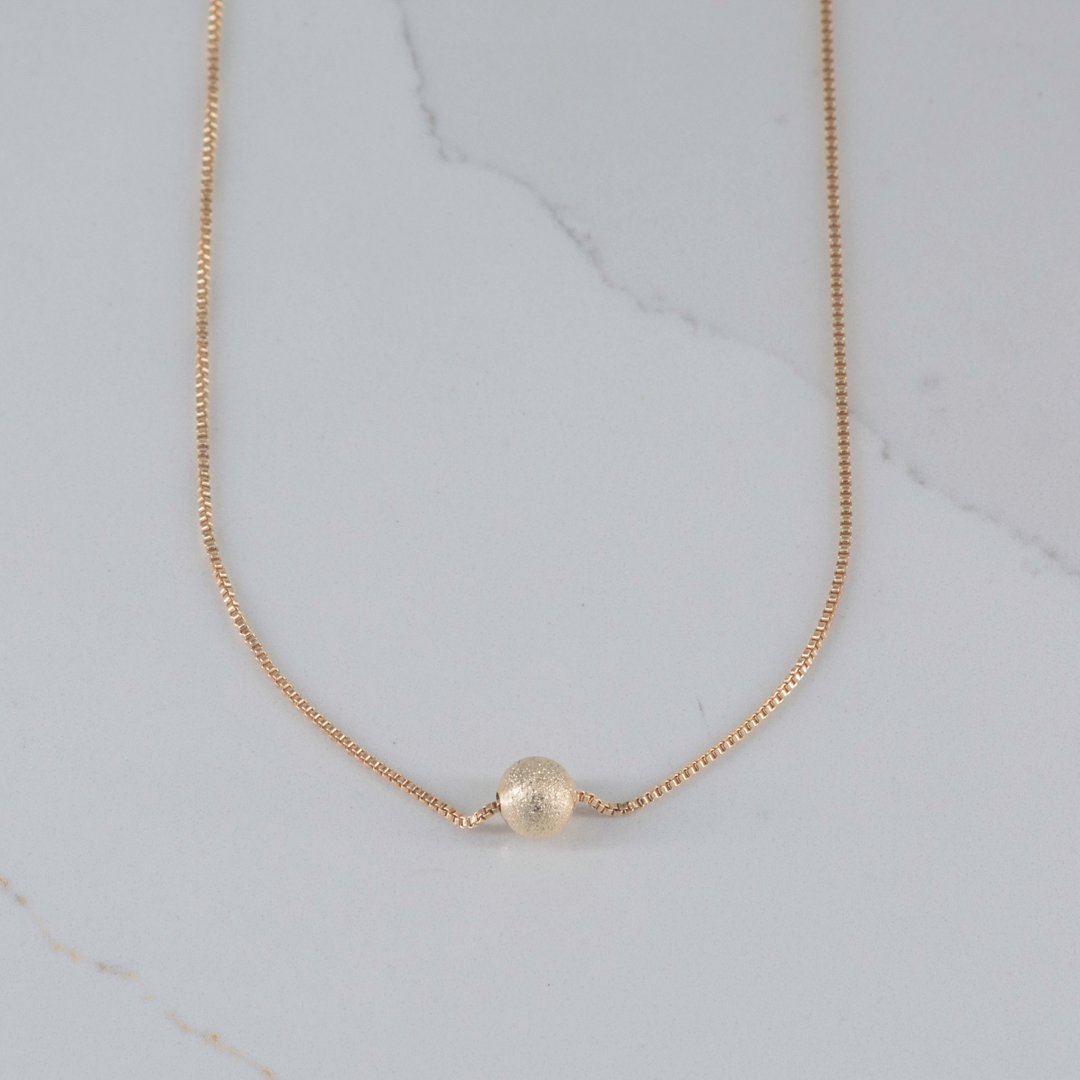 SET VENECIANA DIJE BALIN DIAMANTADO 6MM