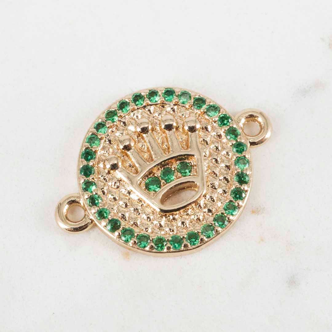 HERRAJE ROLEX BORDES CIRCONES ESMERALDA