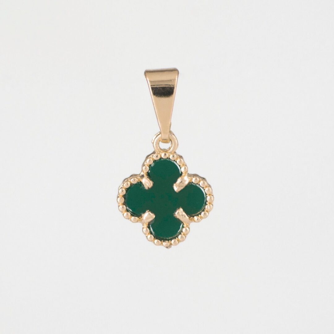DIJE VAN CLEEF VERDE PEQUEÑO
