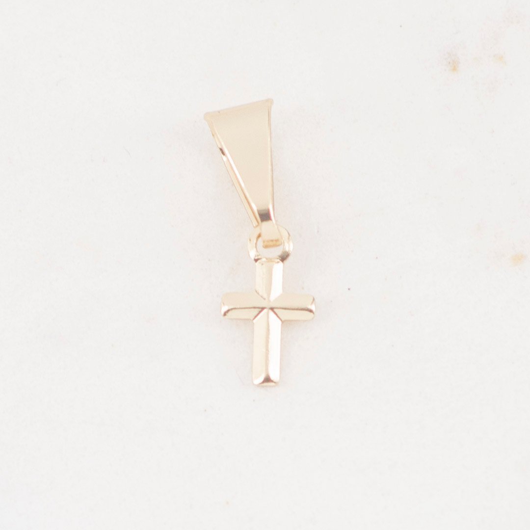 DIJE CRUZ MINI BISELADA