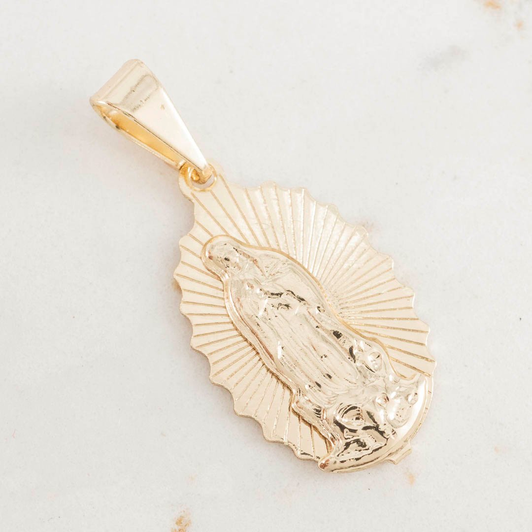 DIJE GUADALUPE AURA CELESTIAL 12mmX19mm