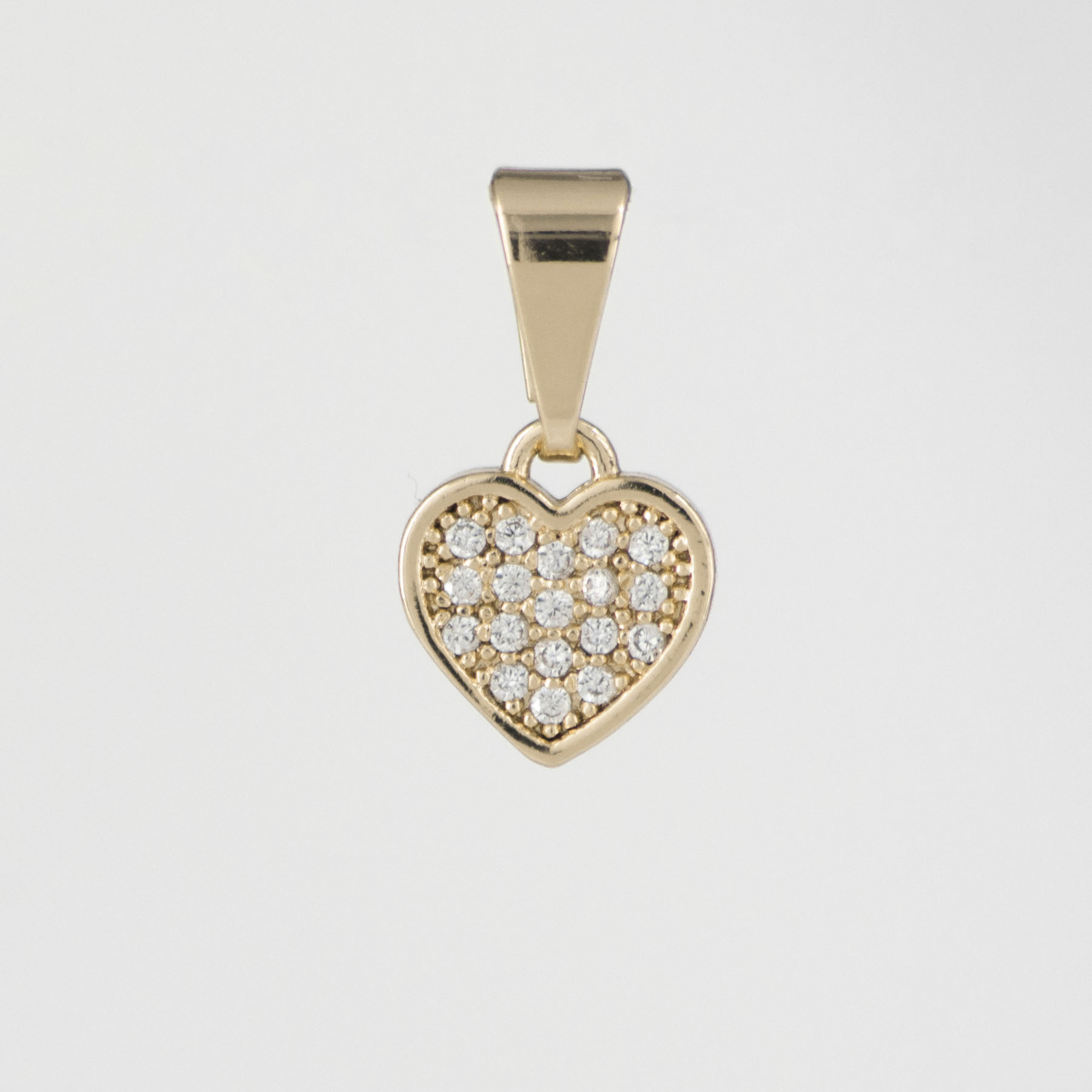 DIJE CORAZON CIRCONES