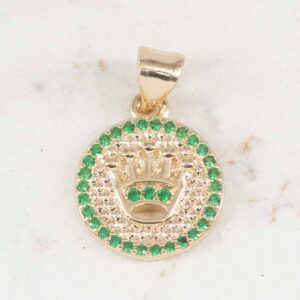 26906-DIJE-ROLEX-CIRCONES-ESMERALDA-1.jpg DIJE ROLEX CIRCONES ESMERALDA