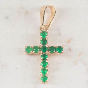 27013-DIJE-CRUZ-ESMERALDA-MEDIANA-1.jpg DIJE CRUZ ESMERALDA MEDIANA