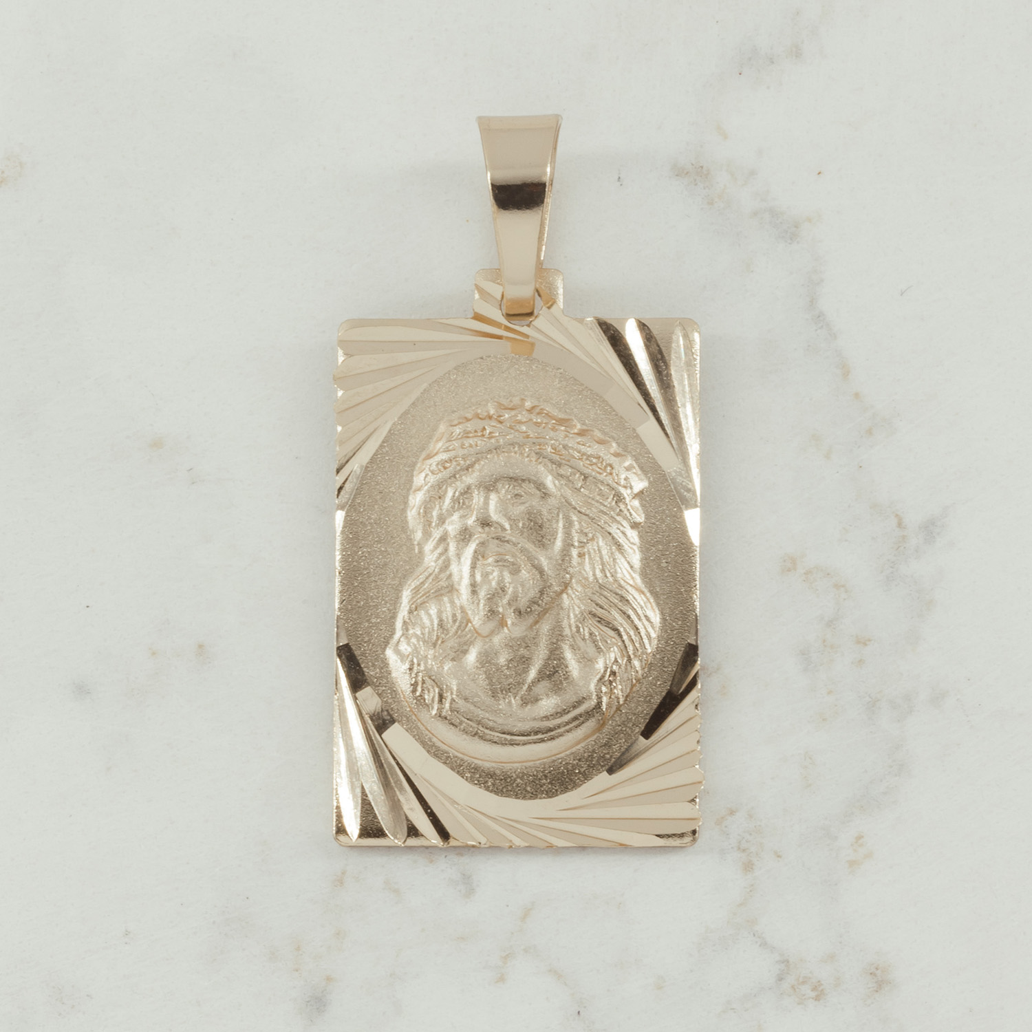 DIJE PLACA ROSTROS CRISTO