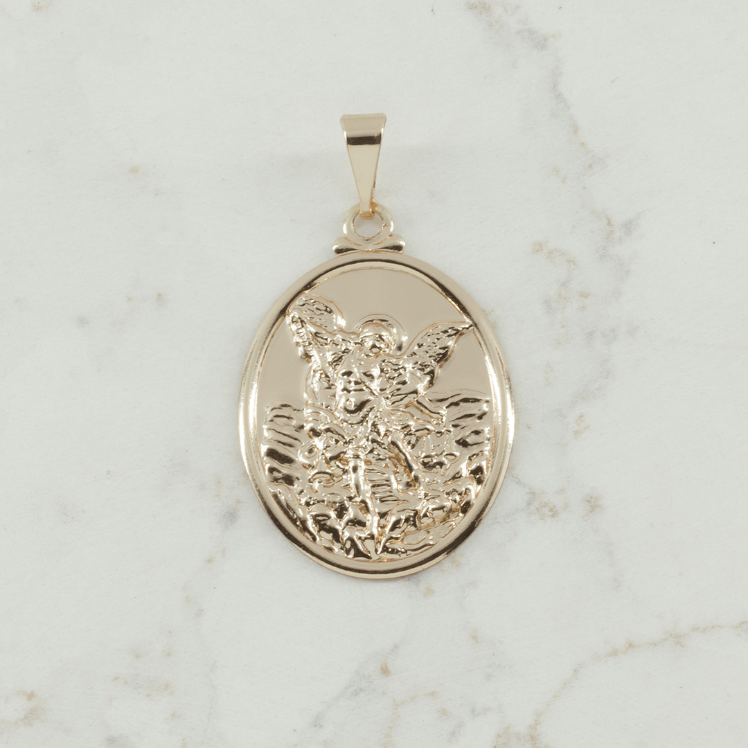 28329 - DIJE MEDALLA SAN MIGUEL ARCANGEL-bj DIJE MEDALLA SAN MIGUEL ARCANGEL