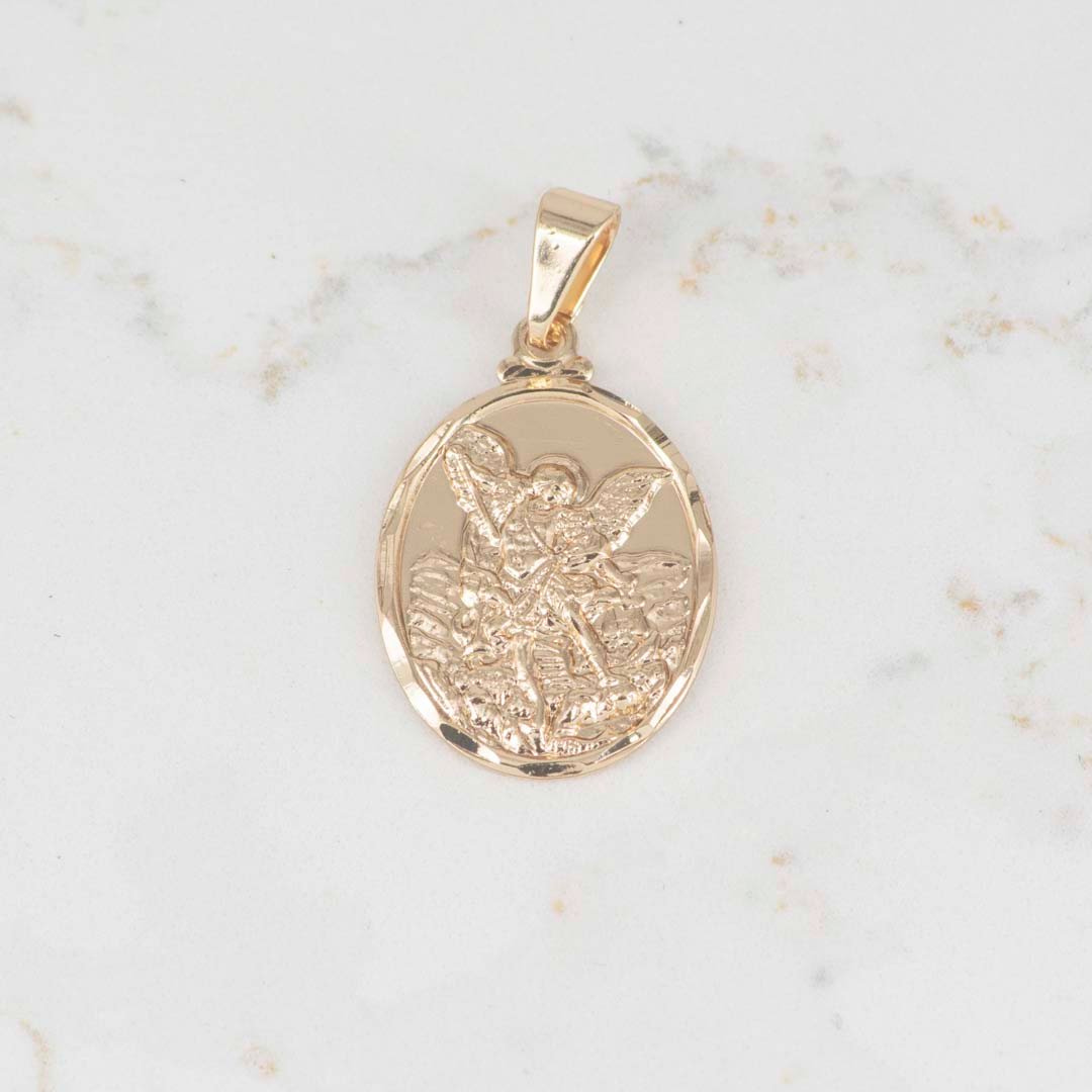 DIJE SAN MIGUEL MATE DIAMANTADO