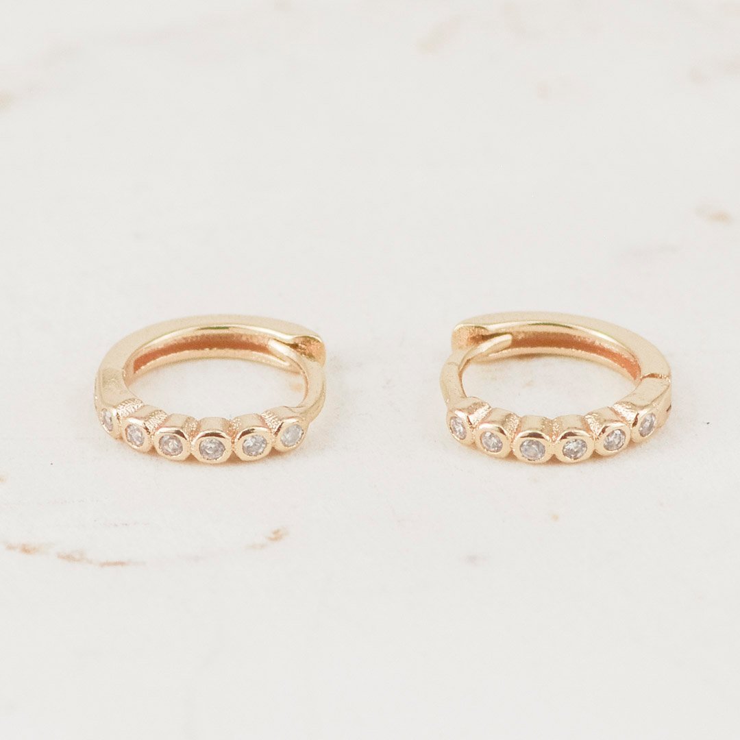 CANDONGA CIRCULOS CRISTALES 11MM