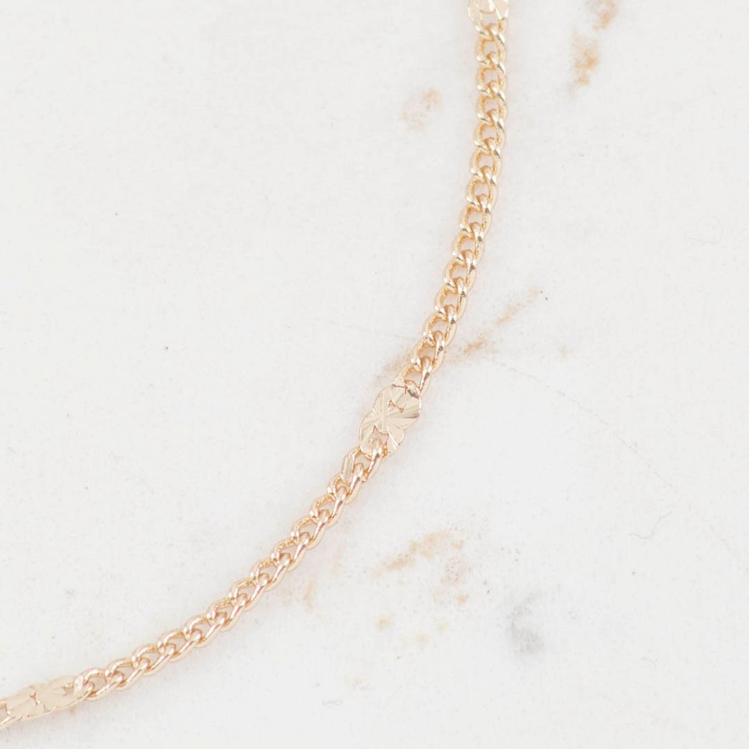 CADENA CUBANA DESTELLOS 45CM-2MM