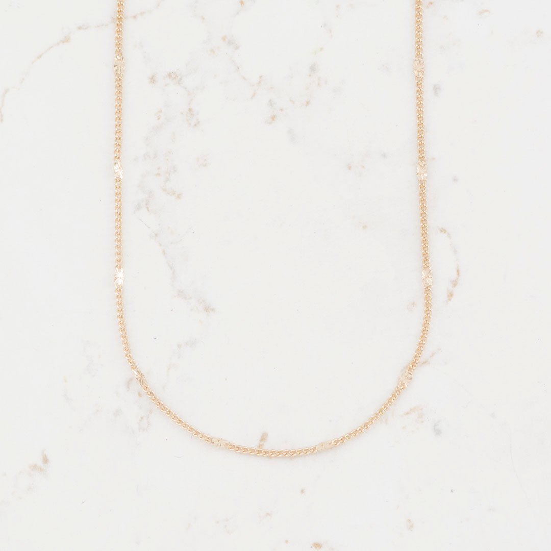 CADENA CUBANA DESTELLOS 45CM-2MM