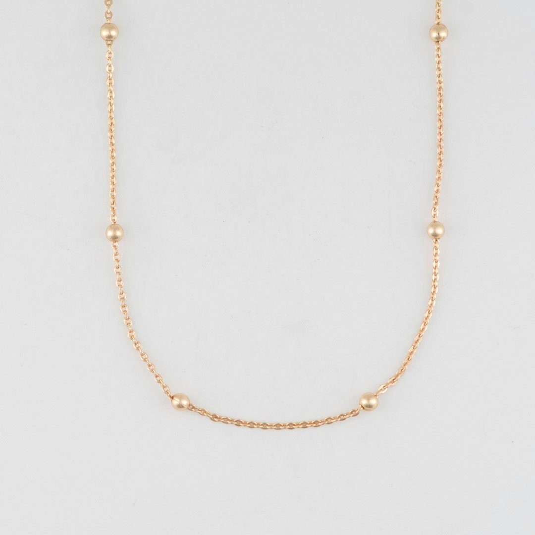 CADENA JUEGO BOLITAS 3MM-45CM