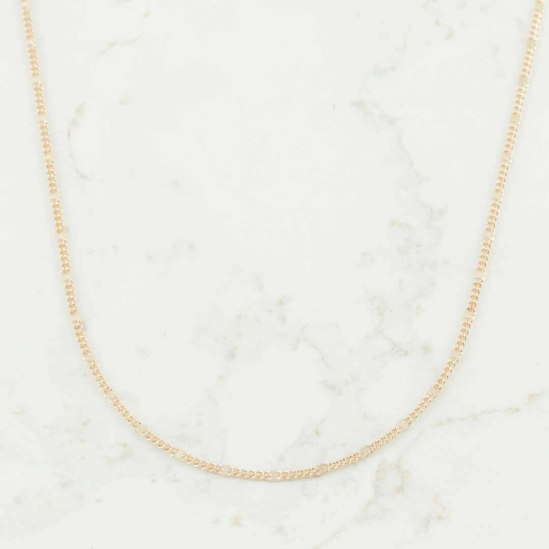 CADENA CUBANA BOLITAS MINI 1MM-45CM