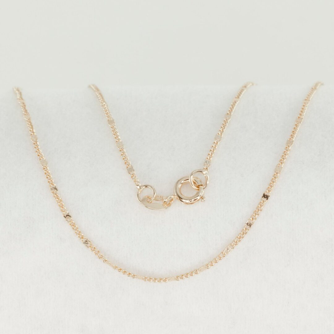 CADENA CUBANA BOLITAS MINI 1MM-45CM