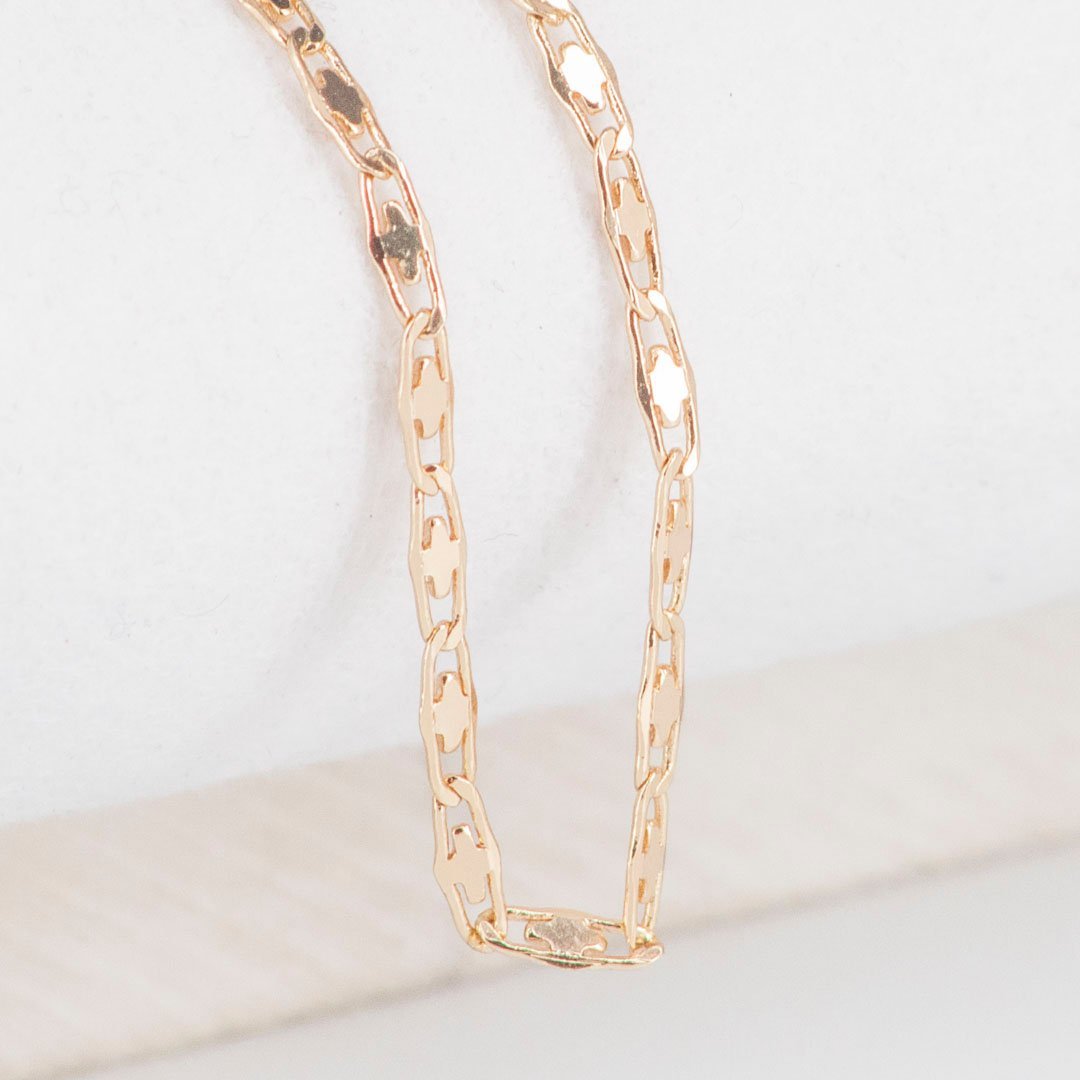 CADENA ESCALERA CRUZ 2.5MM-45CM