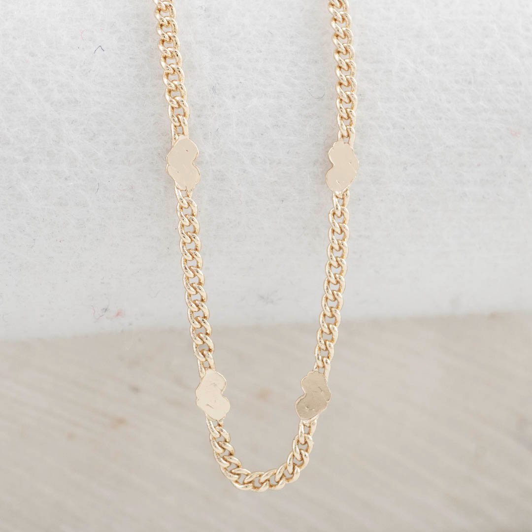 CADENA CUBANA CORAZON 1.5MM - 45CM