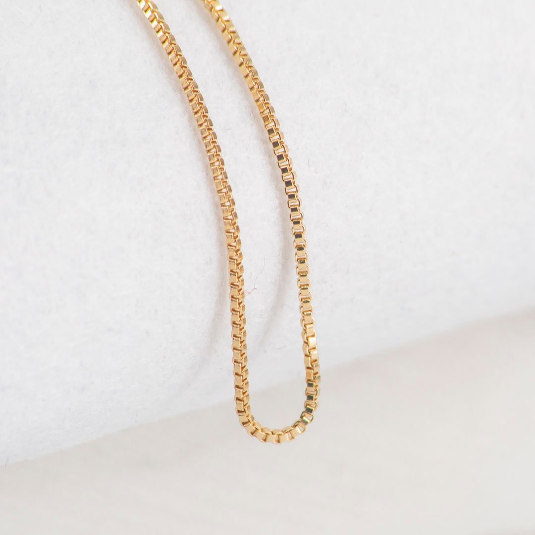 CADENA VENECIANA SEMIGRUESA 1MM-45CM