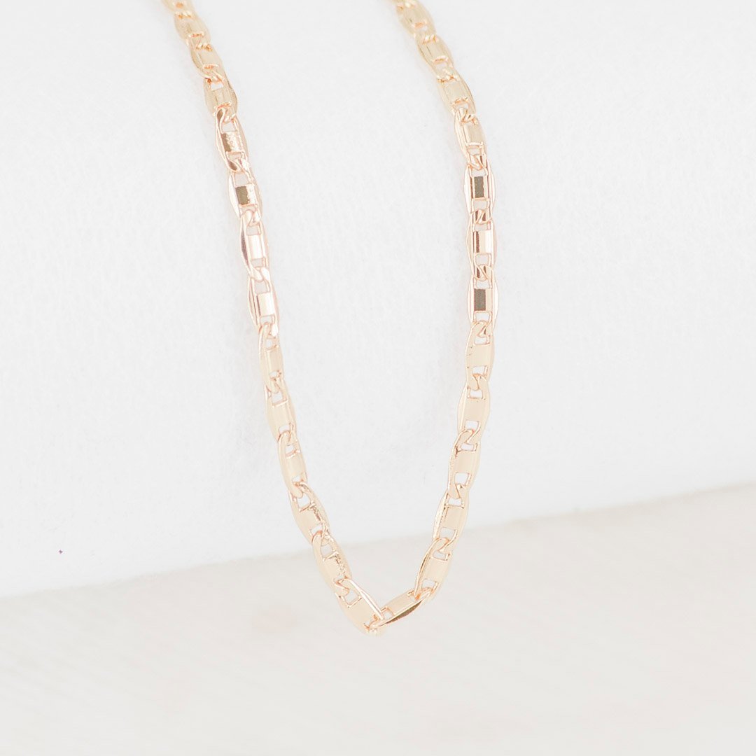 CADENA ESCALERA PLANA SEMITALLADA 2MM-45CM