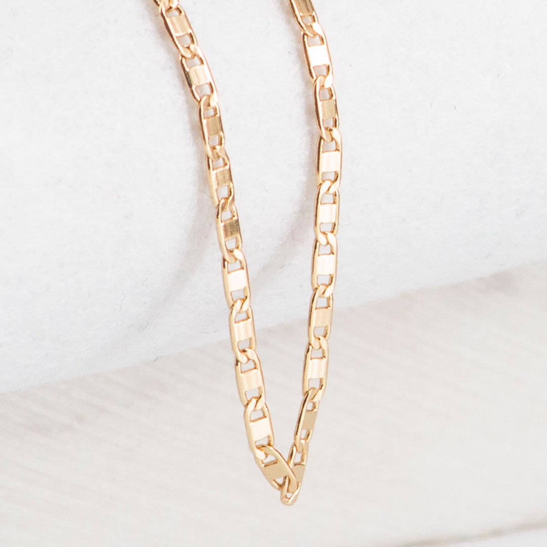 CADENA ESCALERA PLANA 2MM-45CM