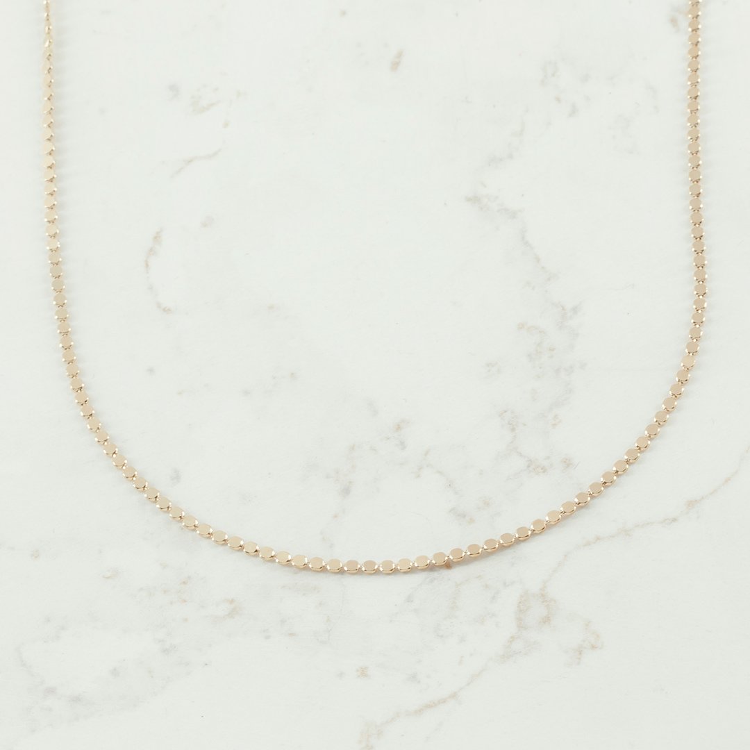 CADENA BOLITA PLANA 2MM-50CM