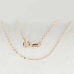 CADENA AROS DIAMANTADOS CRUZADOS 1.5MM-50CM