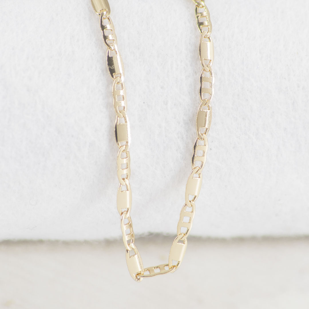 CADENA ESCALERA PLANA X ESCALERA LABERINTO 2MM-50CM