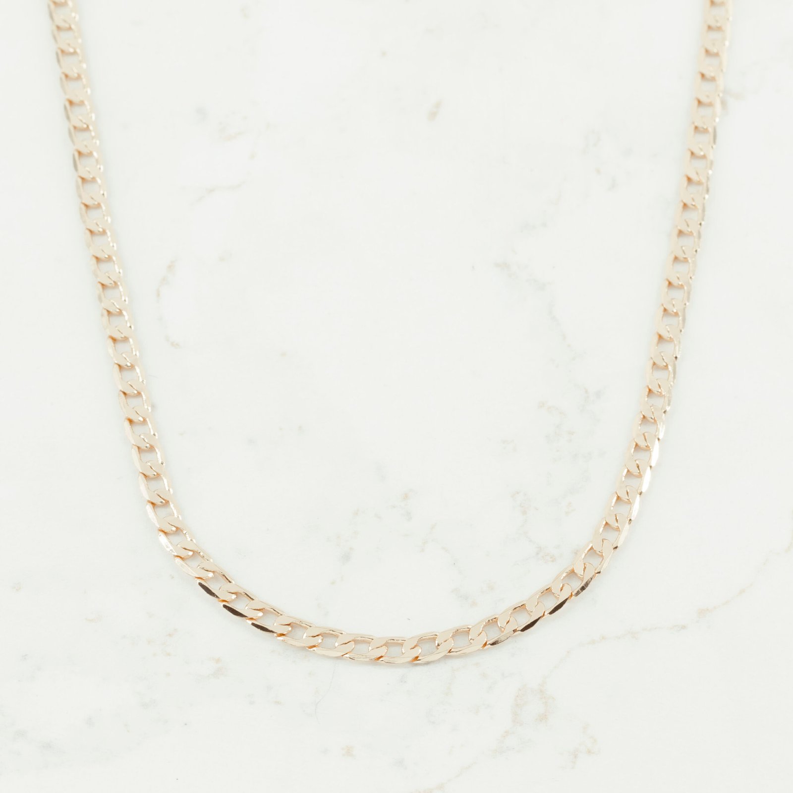 CADENA CUBANA PLANA 3.5MM-60CM