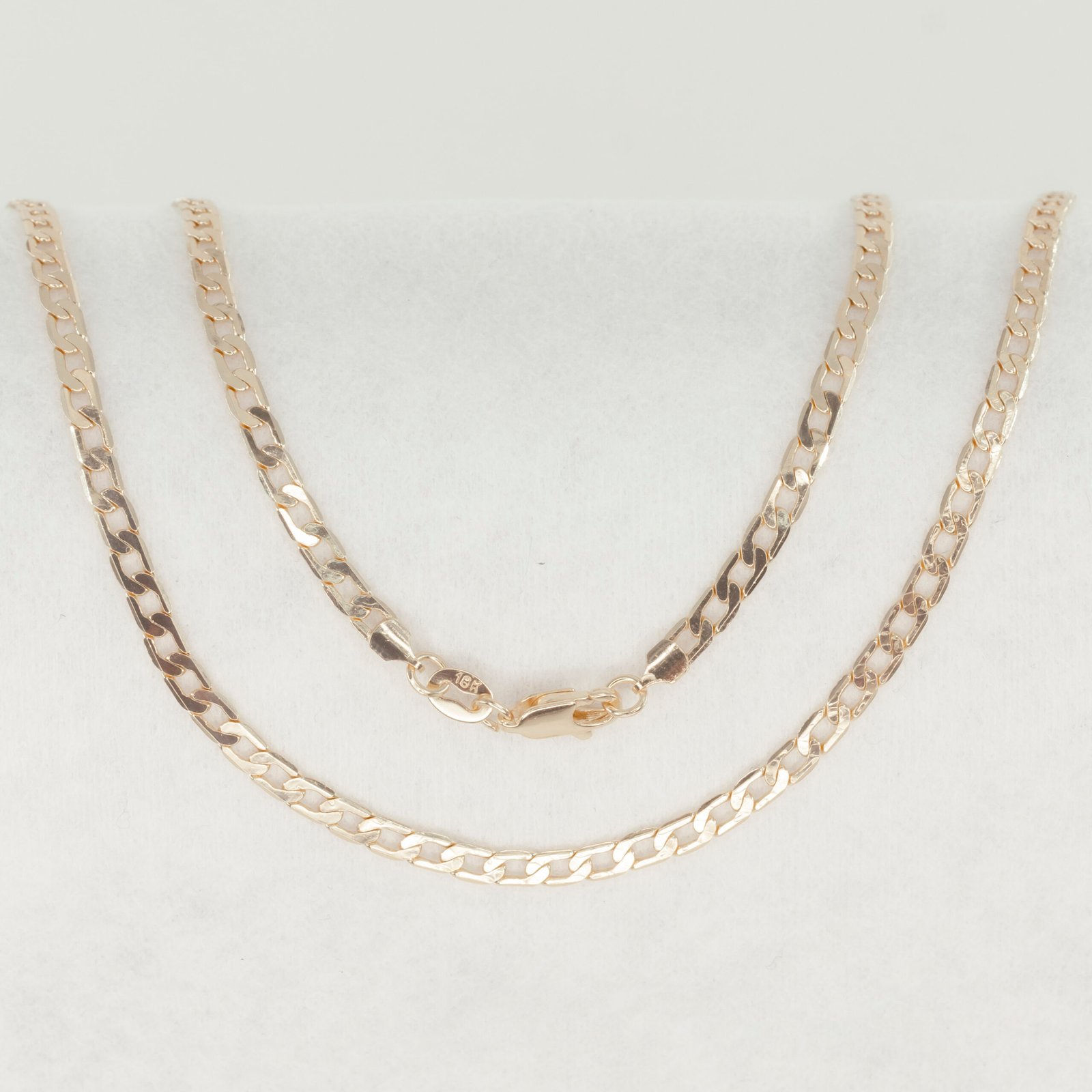 CADENA CUBANA PLANA 3.5MM-60CM