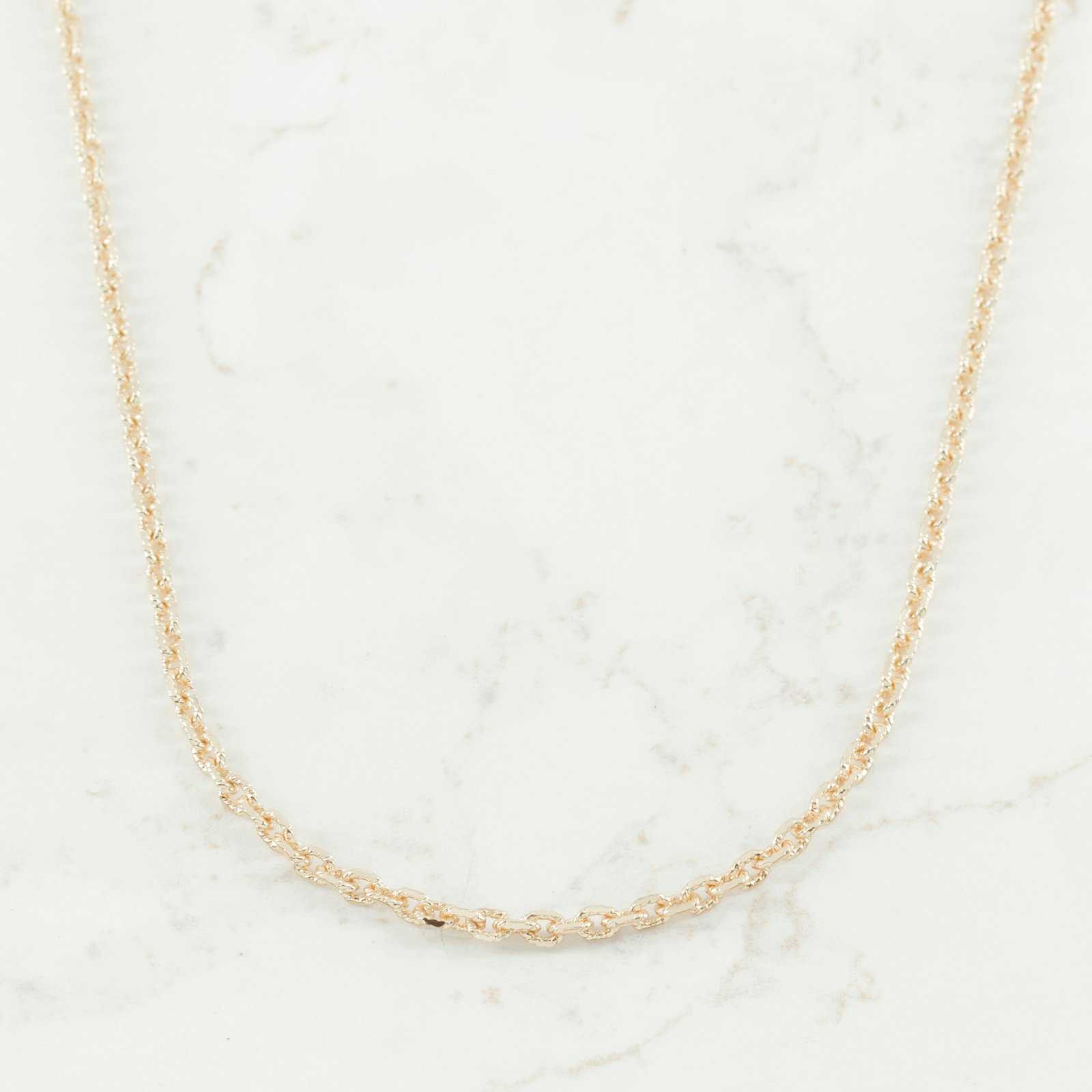 CADENA AROS TALLADA 3MM-60CM