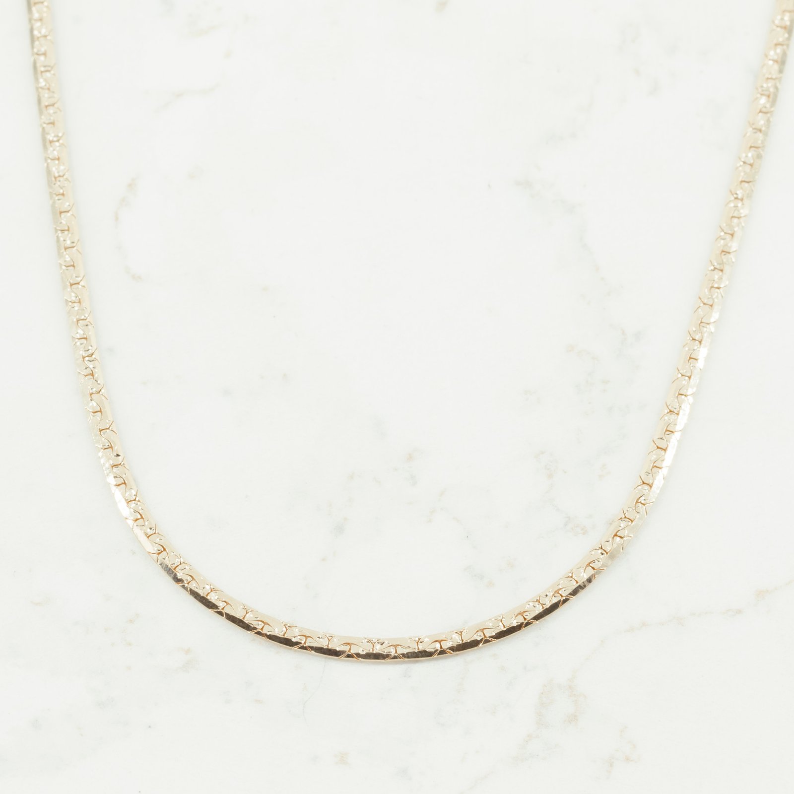 CADENA SERPIENTE TALLADA 2.5MM-60CM