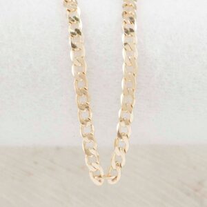 CADENA CUBANA PLANA 2.5mm - 45cm