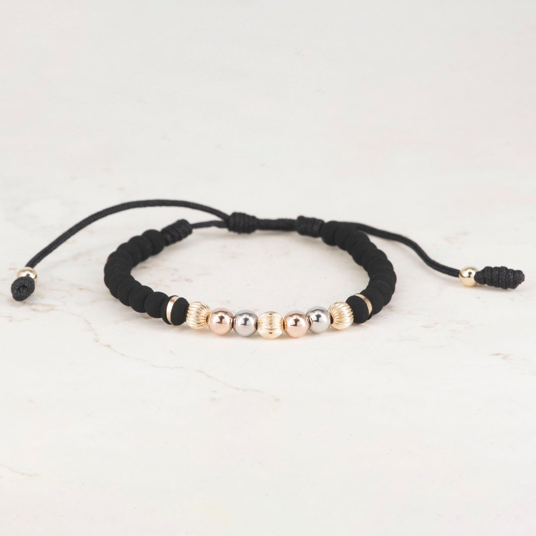 PULSERA TEJIDA 3 OROS X FRANCES N6