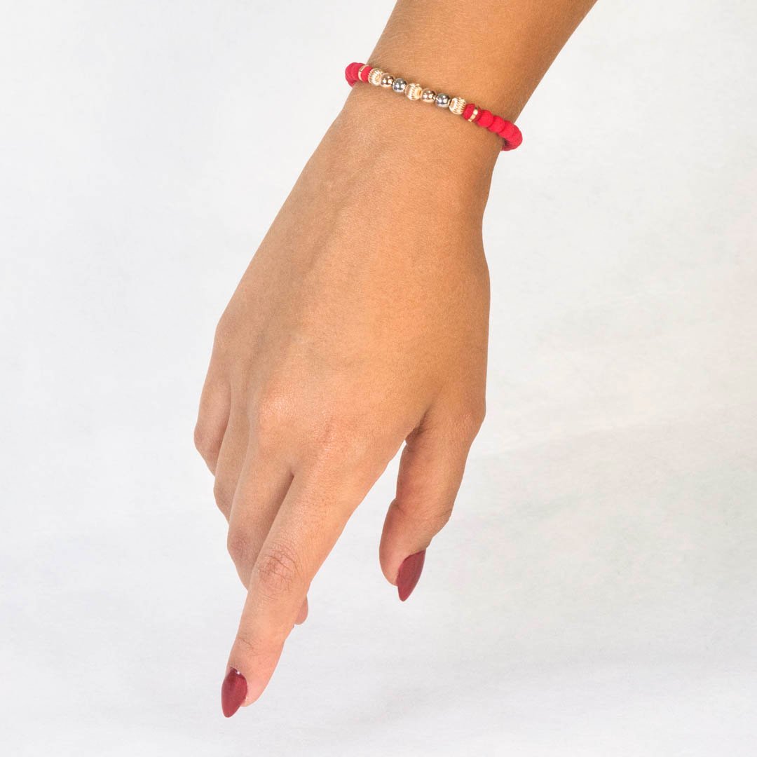 PULSERA TEJIDA 3 OROS X FRANCES N6