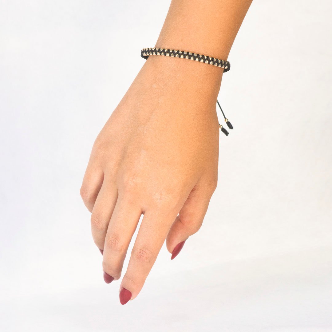 PULSERA TEJIDA 2 CARRILES 3MM