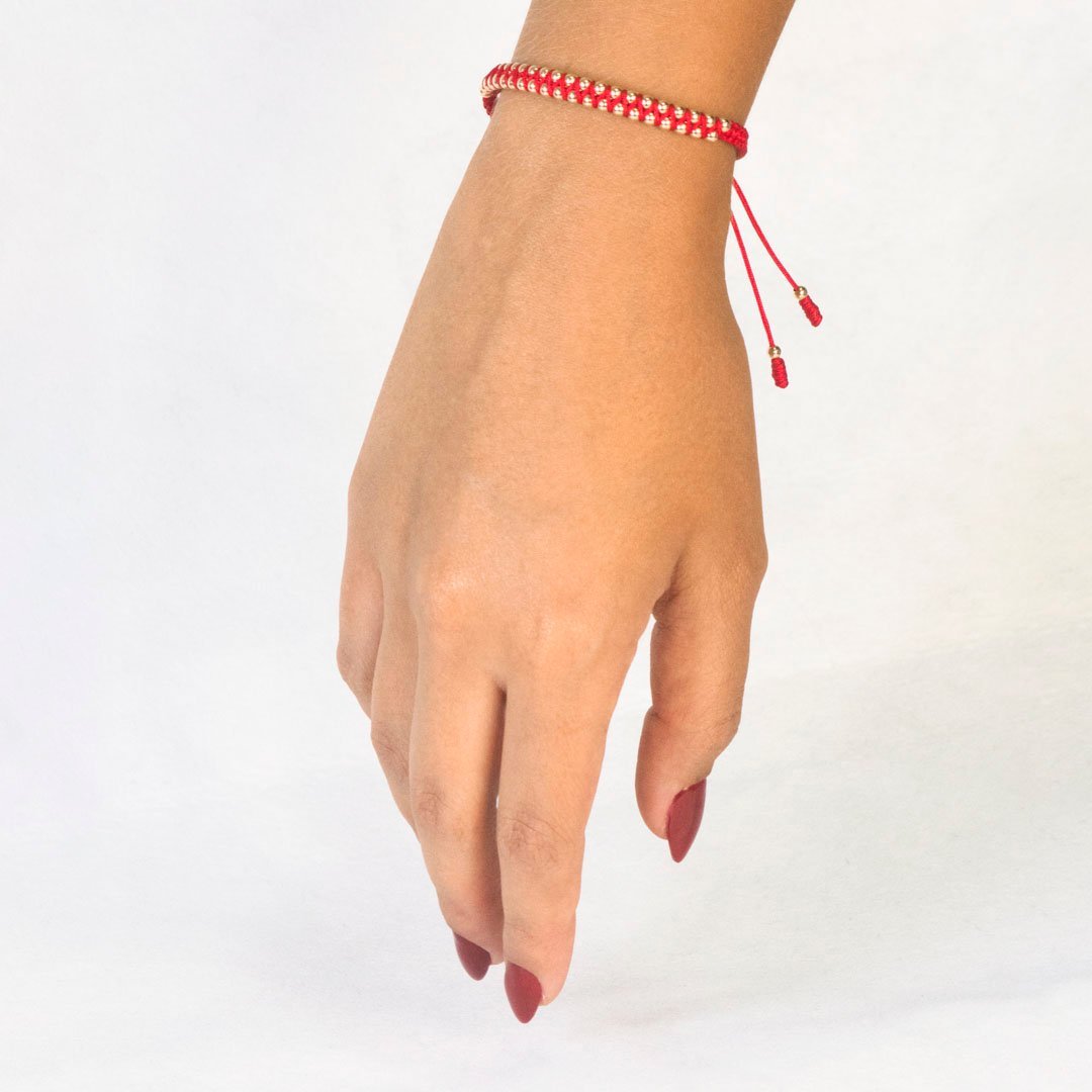 PULSERA TEJIDA 2 CARRILES 3MM