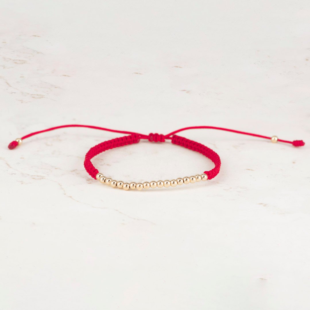 PULSERA TEJIDA 18B 3MM LISO