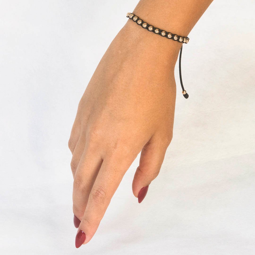 PULSERA TEJIDA 4MM 18B CUBIERTO