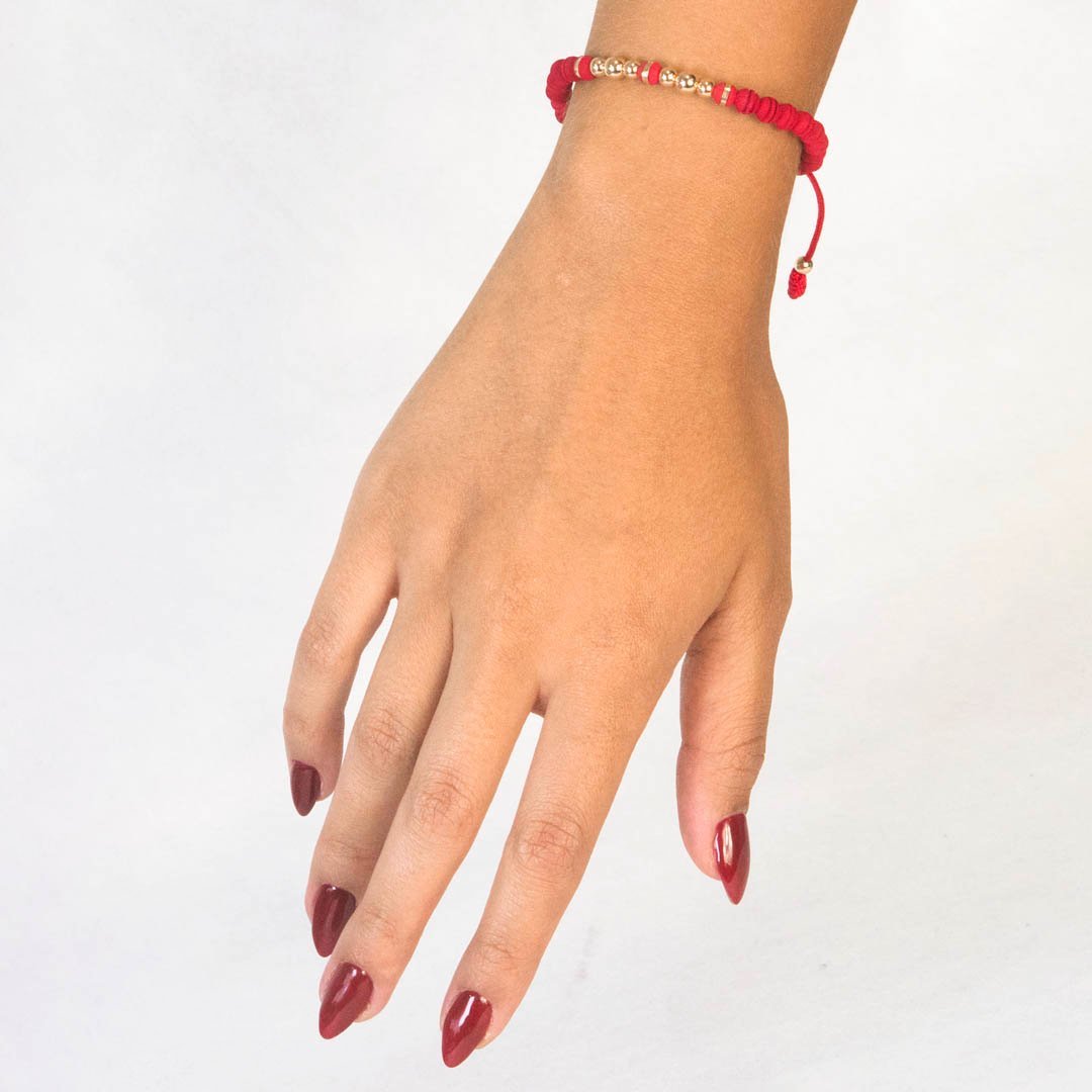 PULSERA TEJIDA NEO RAYADO-NEO 6MM ARGOLLA X 5MM