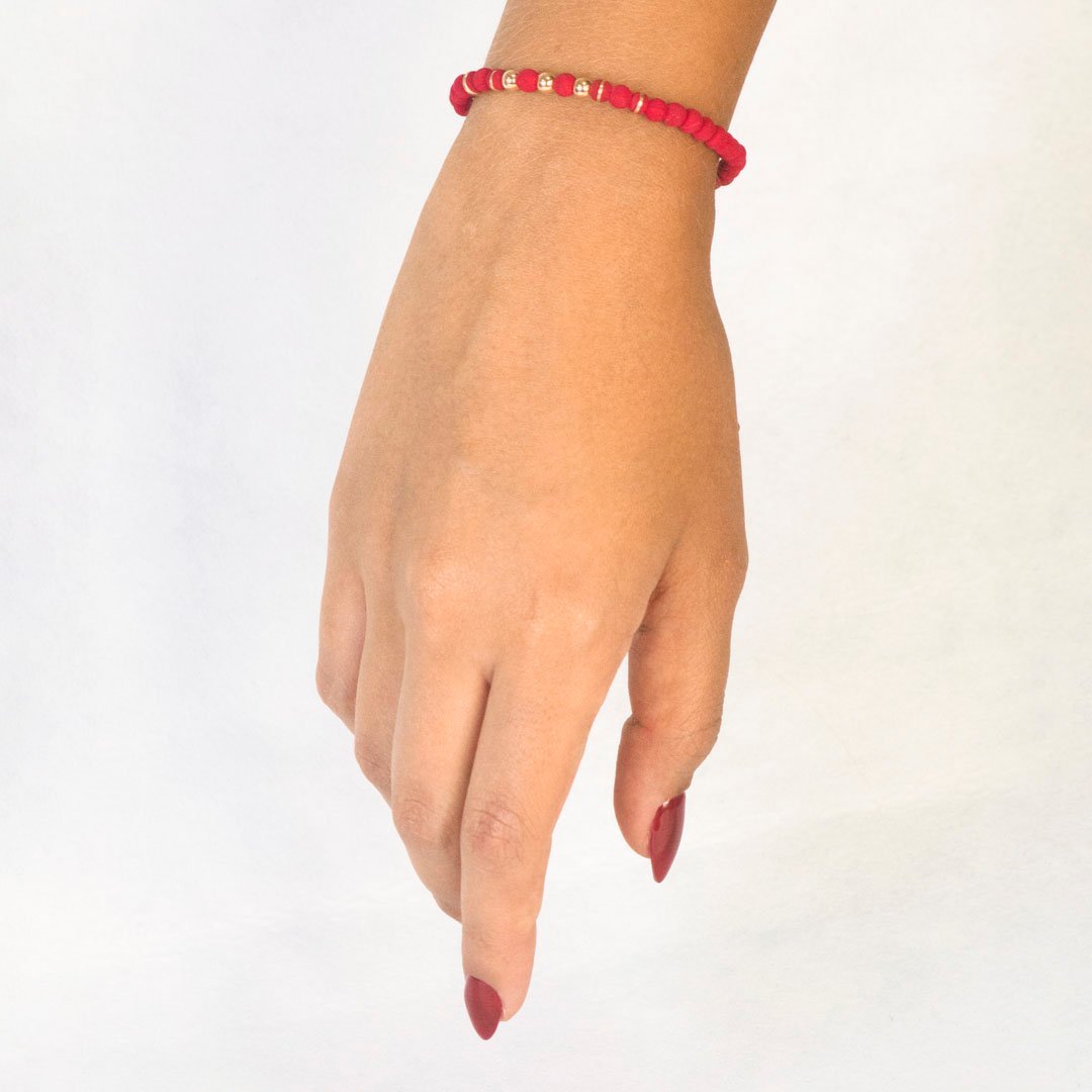 PULSERA TEJIDA 4MM NEO- NEO ARGOLLA - BALÍN LISO