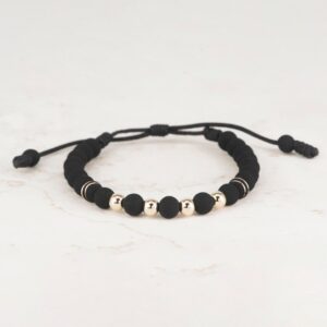 PULSERA TEJIDA NEO 6MM BALÍN 5MM