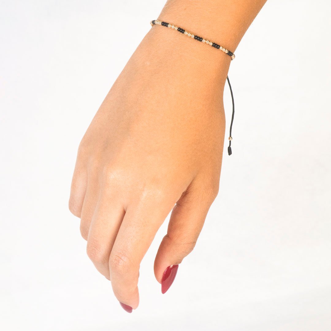 PULSERA TEJIDA 3MM X MOSTACILLA