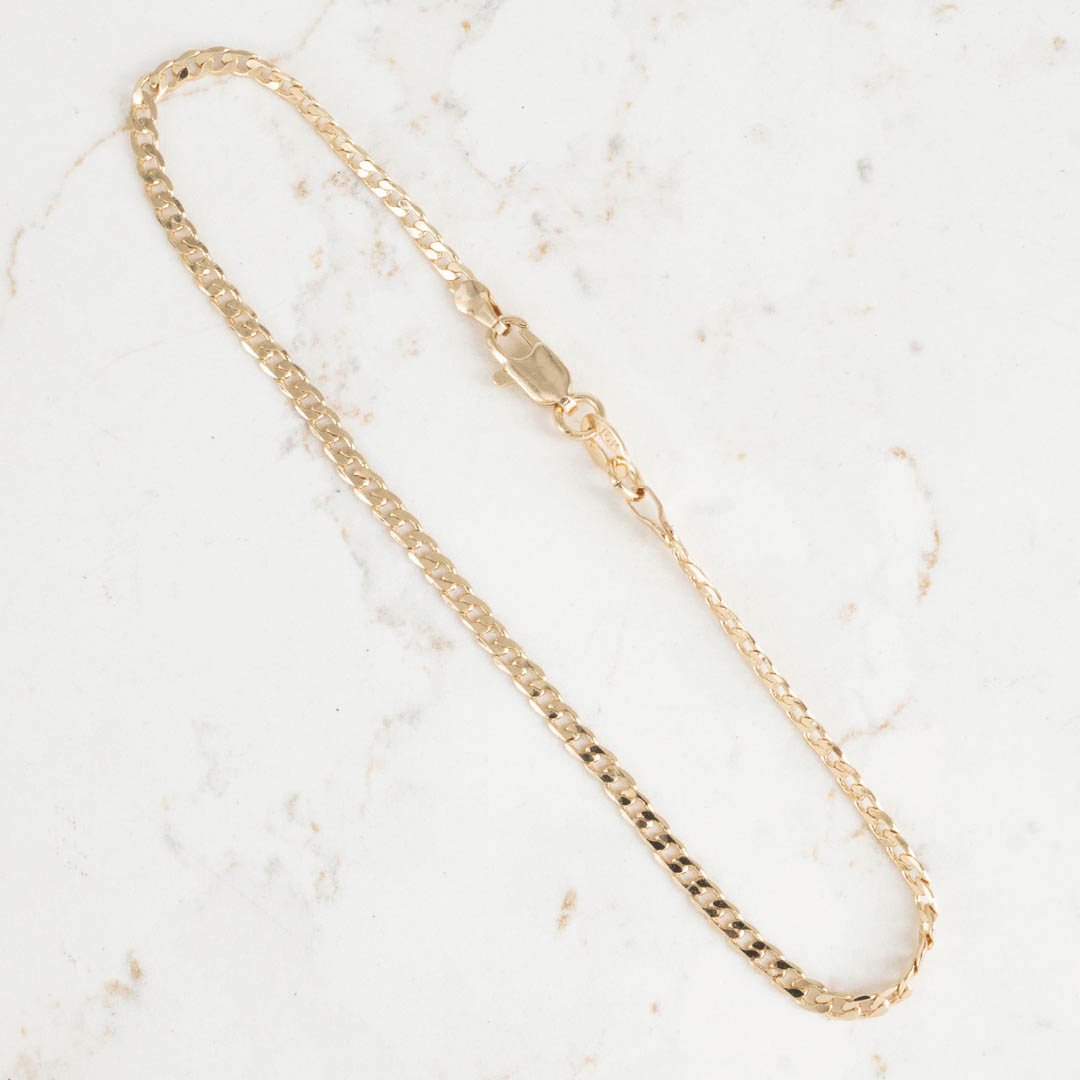 PULSERA CUBANA 2.5MM 22CM