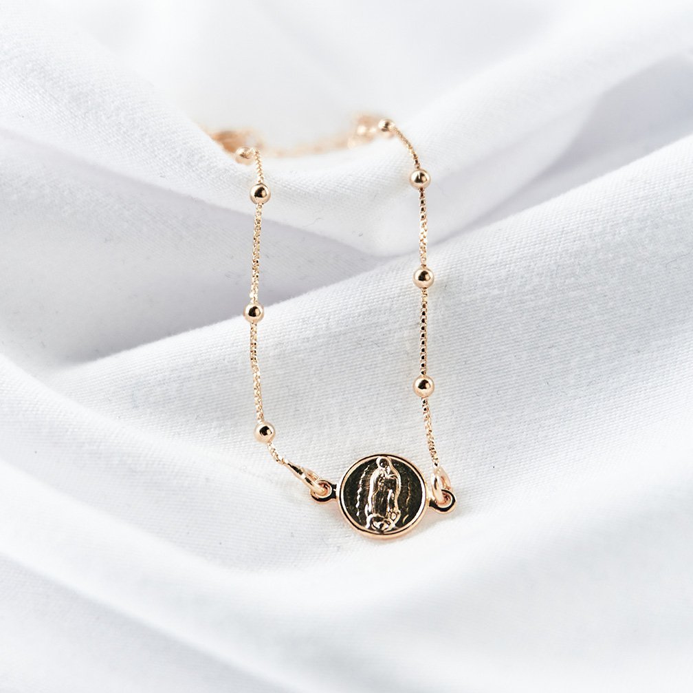 PULSERA GUADALUPE BOLITAS