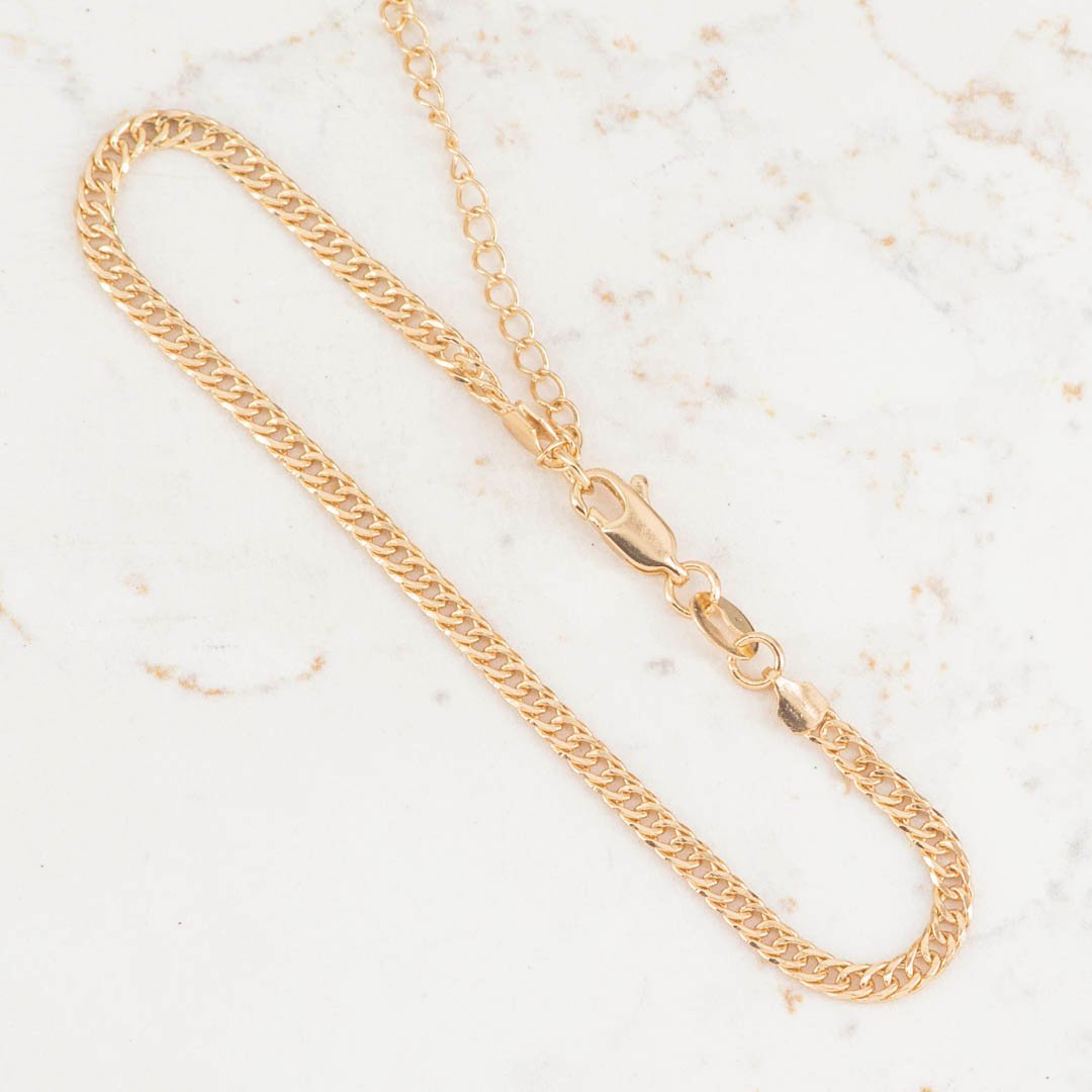 PULSERA CUBANA CONTINUA 3MM