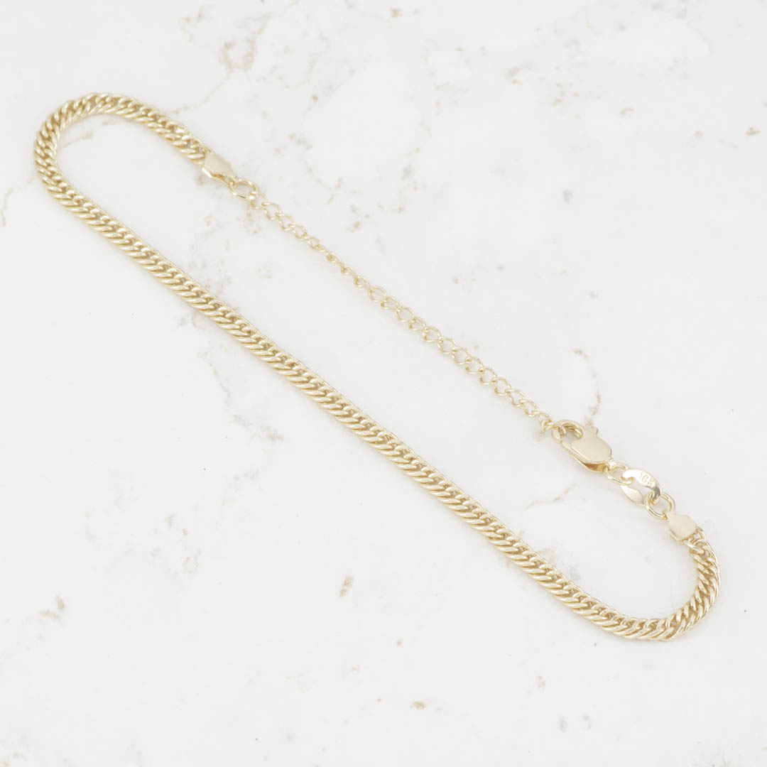 PULSERA CUBANA CONTINUA 3MM