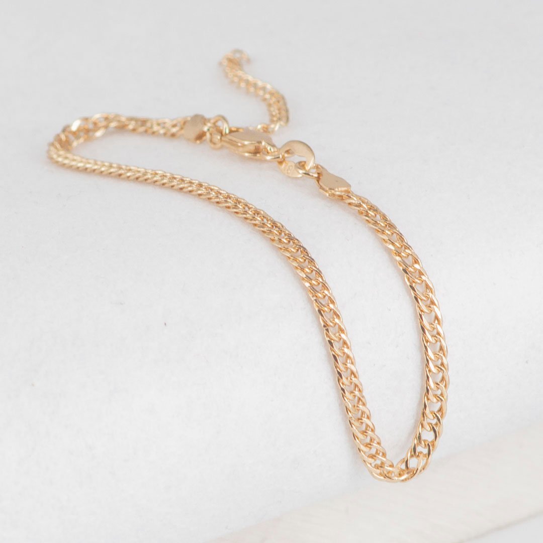 PULSERA CUBANA CONTINUA 3MM