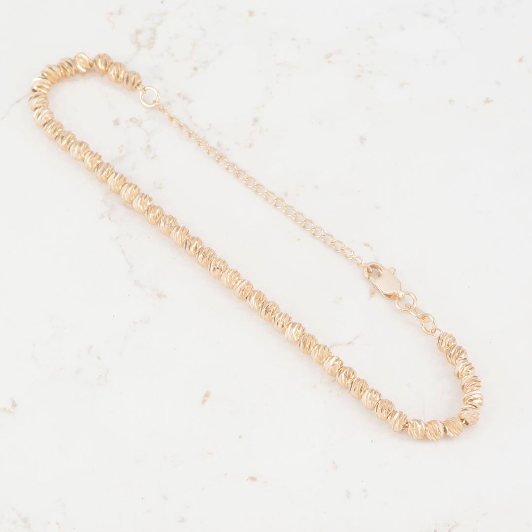 PULSERA BALIN MARTILLADO 4MM